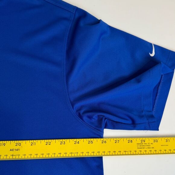 Nike Golf Blue Performance Polo Shirt XXL - Picture 5 of 6